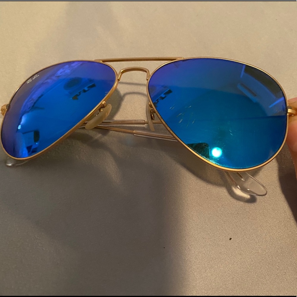 Ray-Ban Blue Flash lens Aviators